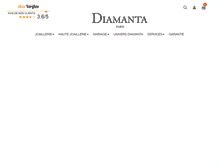 Tablet Screenshot of diamanta.fr